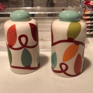 NEW Coton Color “Christmas Lights” S & P set